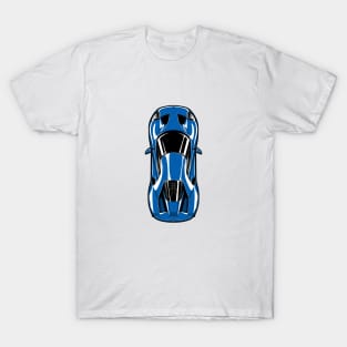 Blue GT40 Supercar T-Shirt